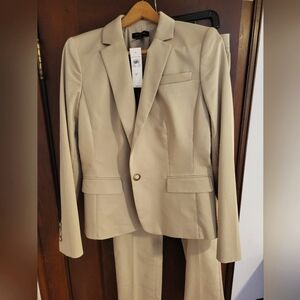 Ann Taylor khaki suit